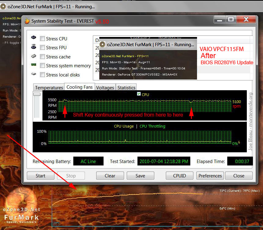 VAIO F11 Recall BIOS Update Fix