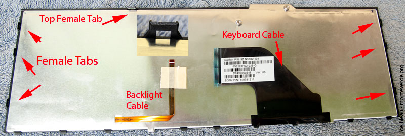 Vaio F11 F12 F13 Replacement Keyboard Backlit